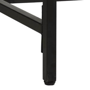 Matbord 220x90x75 cm massivt trä grov mango