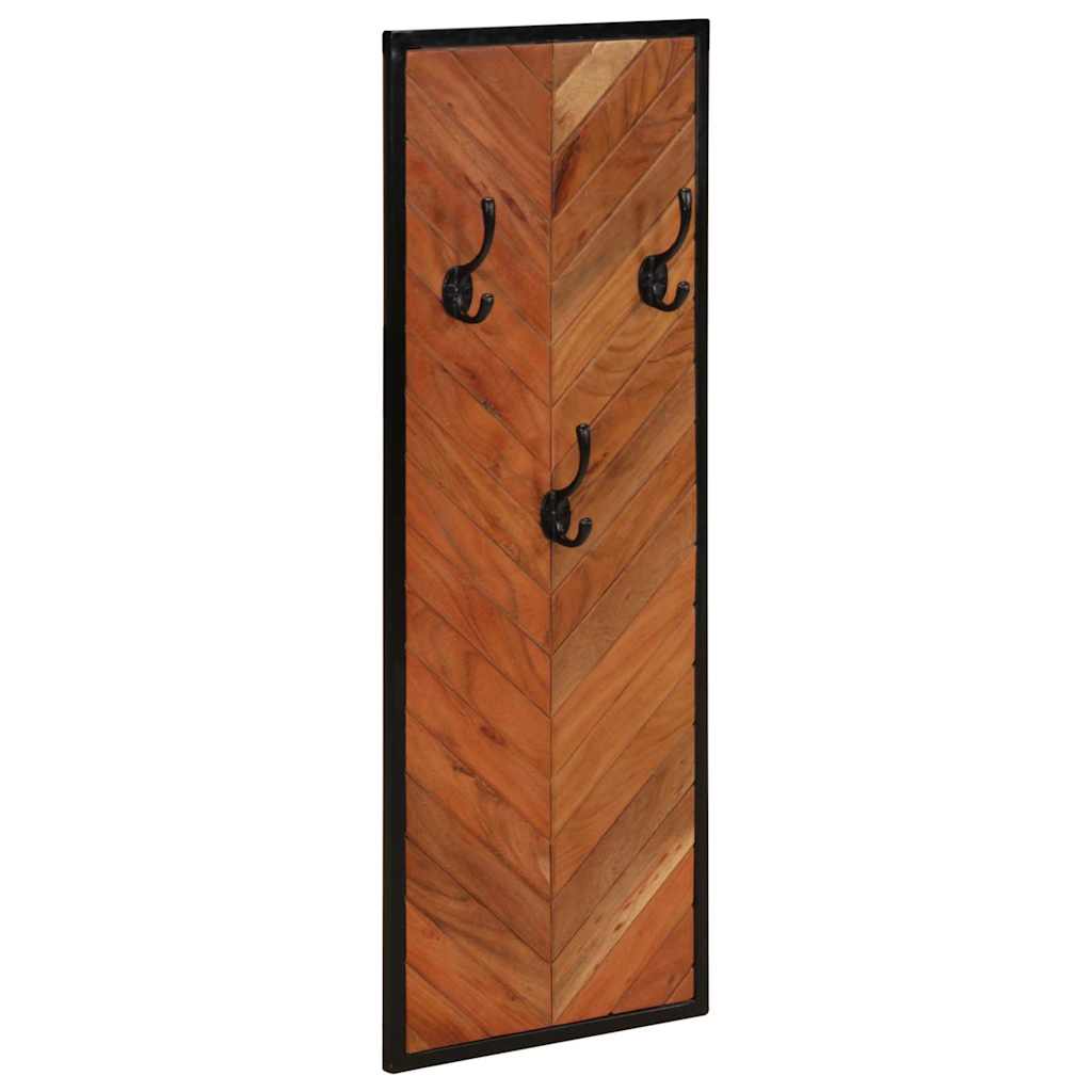 Klädhängare 2 st 35x1x90 cm massivt trä akacia