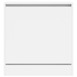 Skohylla vit 60x34x63,5 cm konstruerat trä