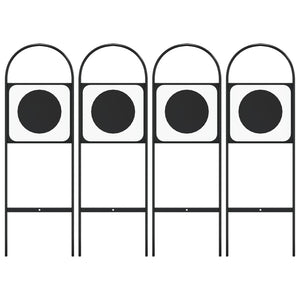 Dressyrbokstäver 4 st Stål