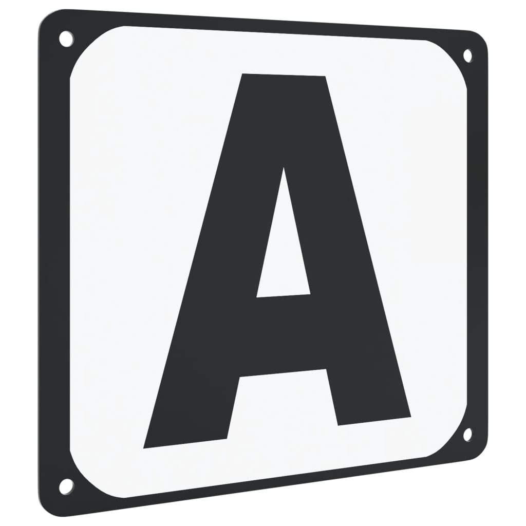 Dressyrbokstäver 12 st stål
