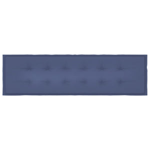 Bänkdyna för trädgården marinblå 180x50x4 cm oxfordtyg