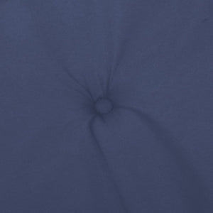 Stolsdynor för stolar med låg rygg 2 st marinblå tyg