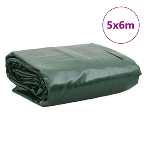 Presenning grön 5x6 m 650 g/m²