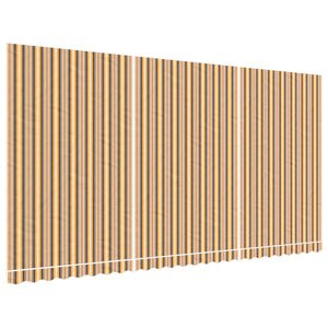 Markisväv flerfärgad randig 6x3 m