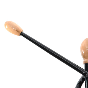 Klädställning svart 176 cm pulverlackerat järn