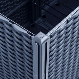 Odlingslåda blågrå 160x160x53 cm PP