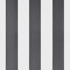 Markis infällbar antracit och vit 3,5x2,5 m tyg&aluminium