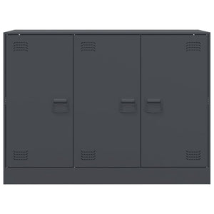 Skänk antracit 99x39x73 cm stål