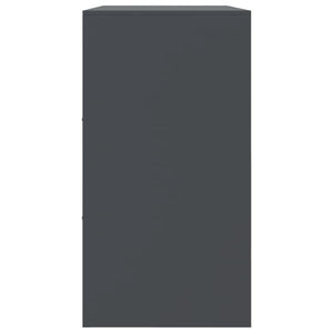 Skänk antracit 99x39x73 cm stål