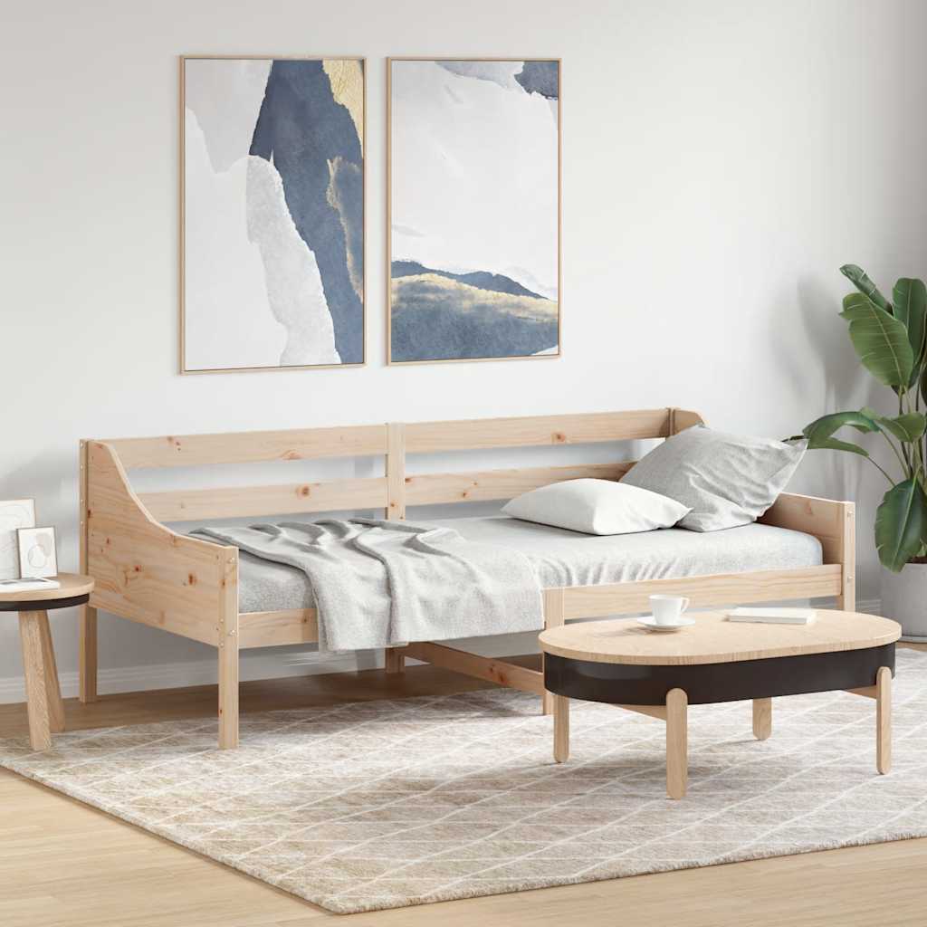 Dagbädd utan madrass 80x200 cm massiv furu