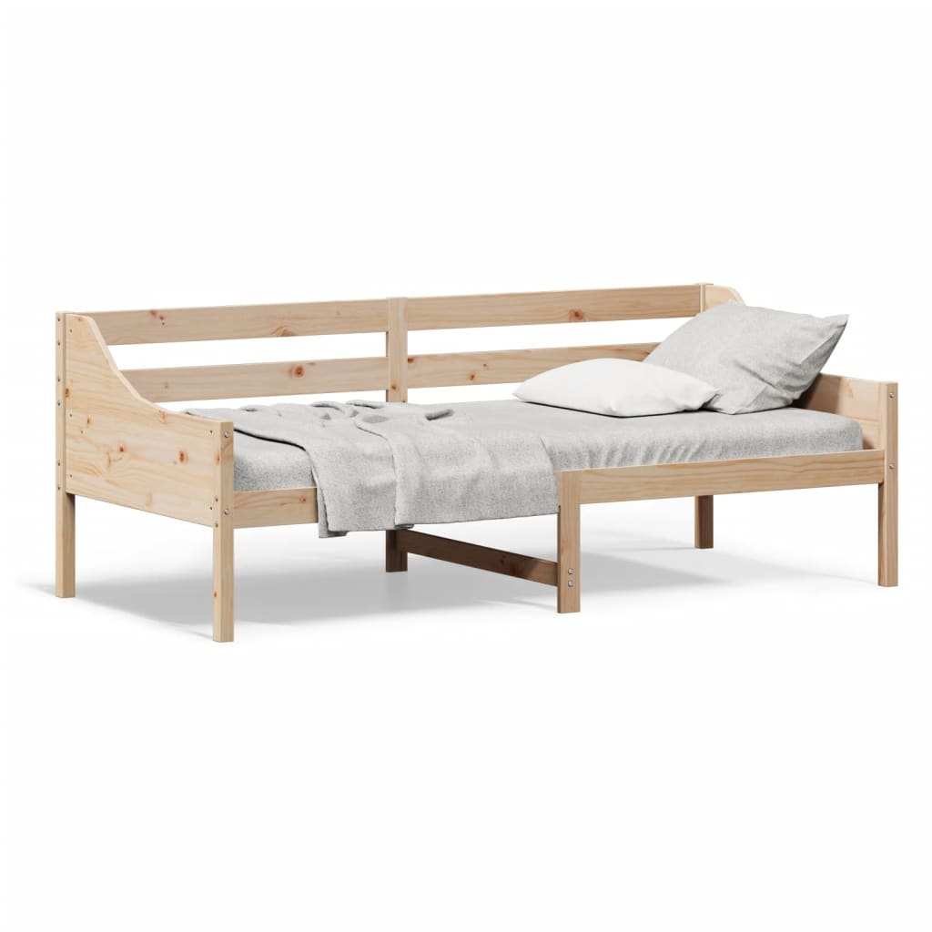 Dagbädd utan madrass 90x200 cm massiv furu