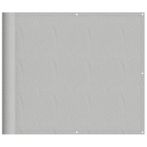 Balkongskärm ljusgrå 90x300 cm 100% polyester oxford