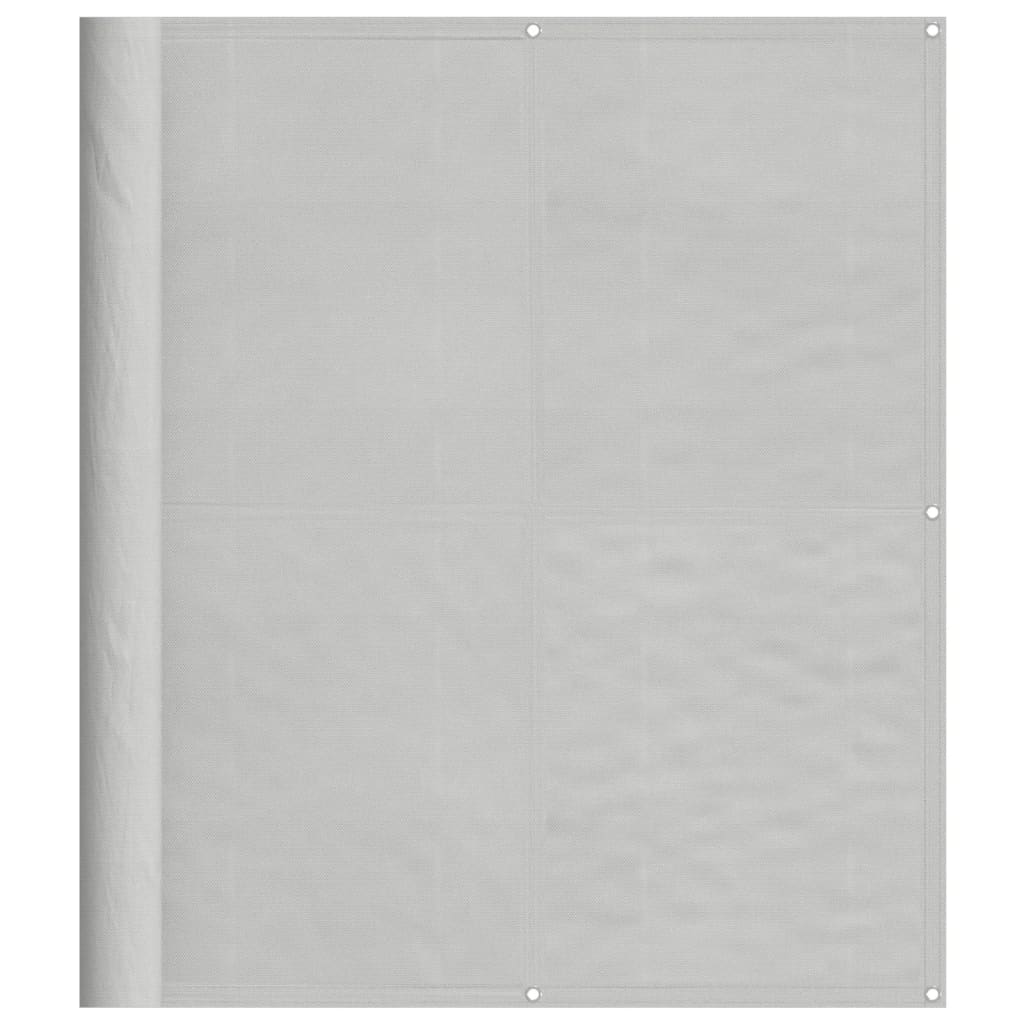 Balkongskärm ljusgrå 120x300 cm 100% polyester oxford