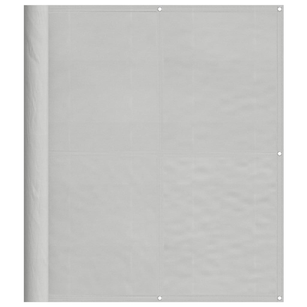 Balkongskärm ljusgrå 120x400 cm 100% polyester oxford