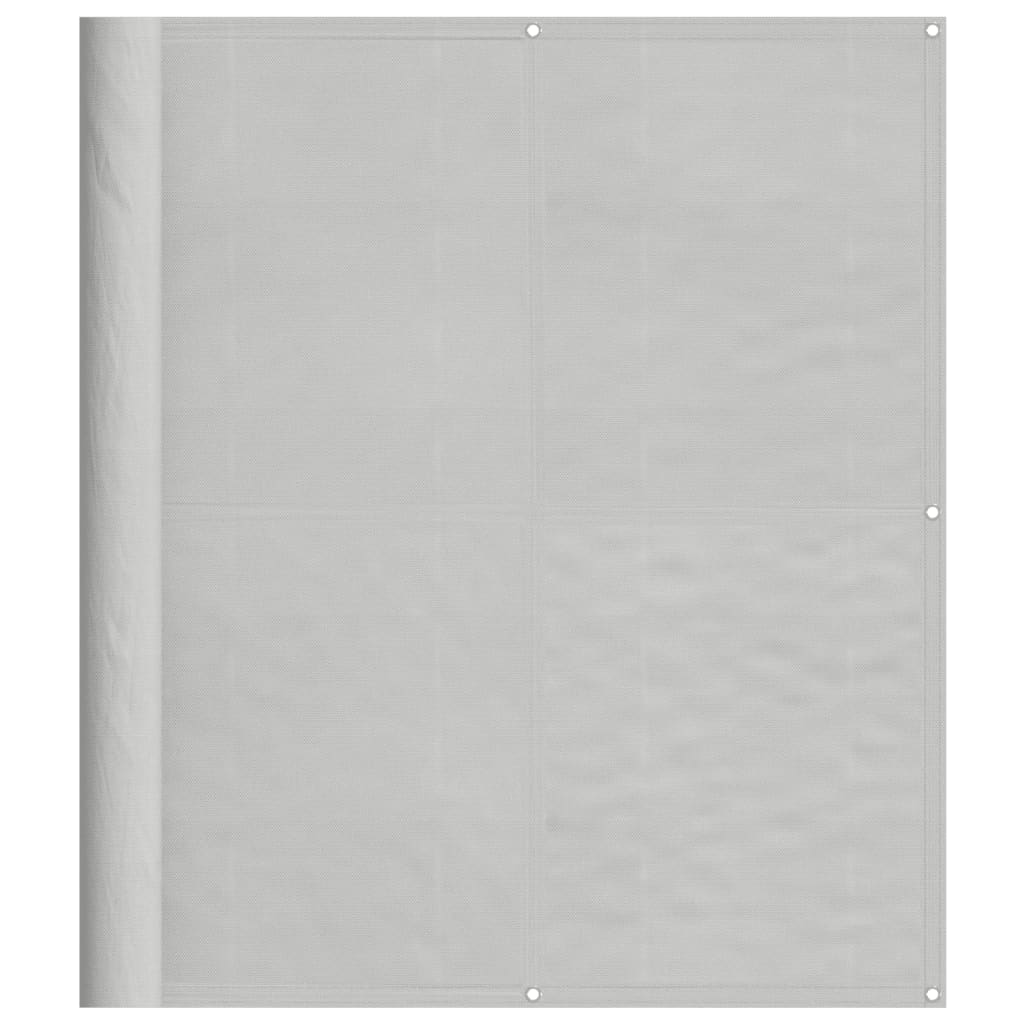 Balkongskärm ljusgrå 120x500 cm 100% polyester oxford