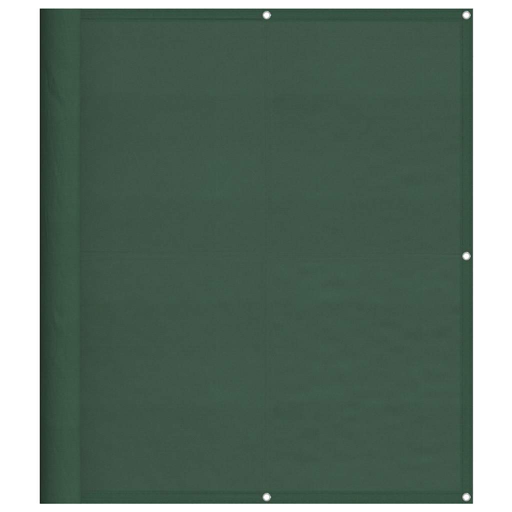 Balkongskärm mörkgrön 120x700 cm 100% polyester oxford