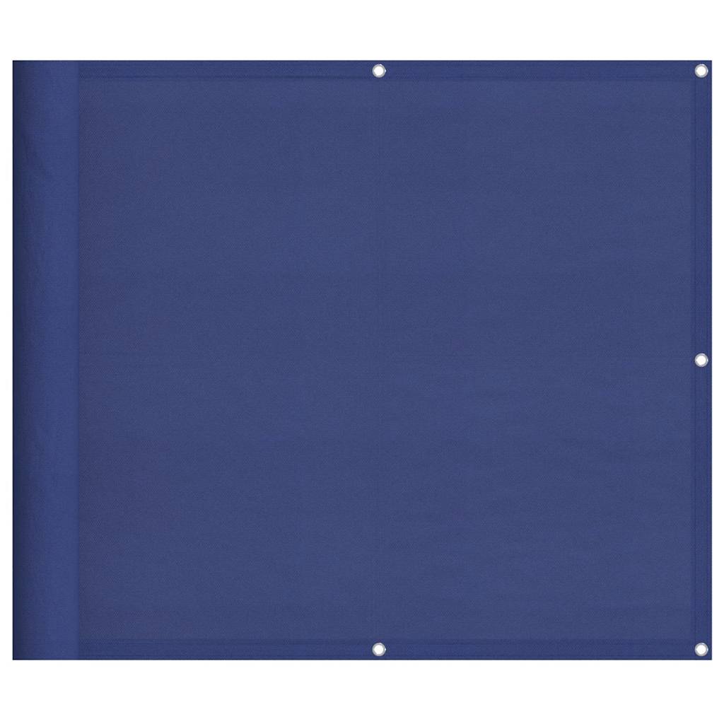 Balkongskärm blå 90x800 cm 100% polyester oxford