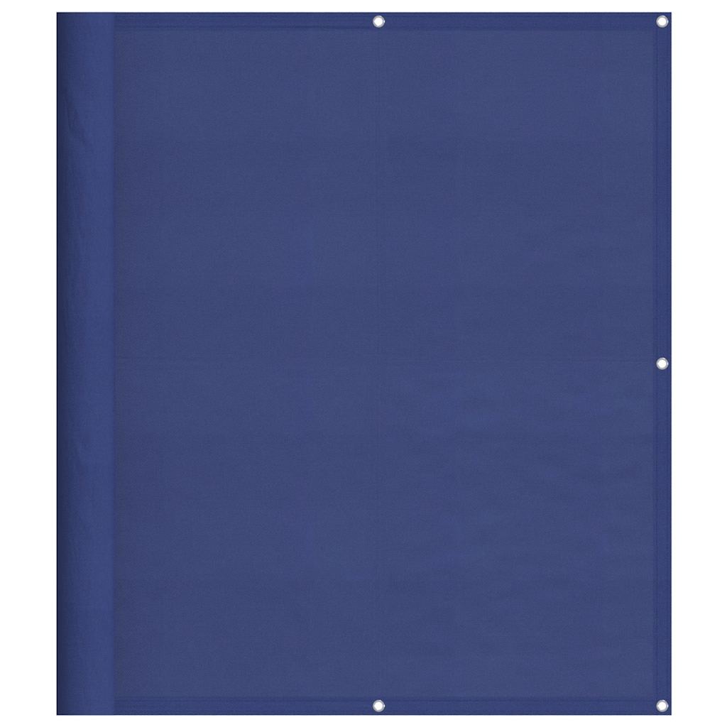 Balkongskärm blå 120x700 cm 100% polyester oxford