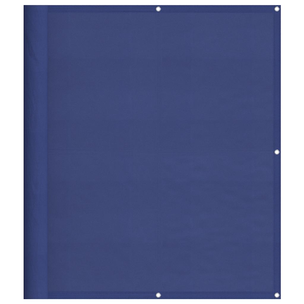 Balkongskärm blå 120x800 cm 100% polyester oxford