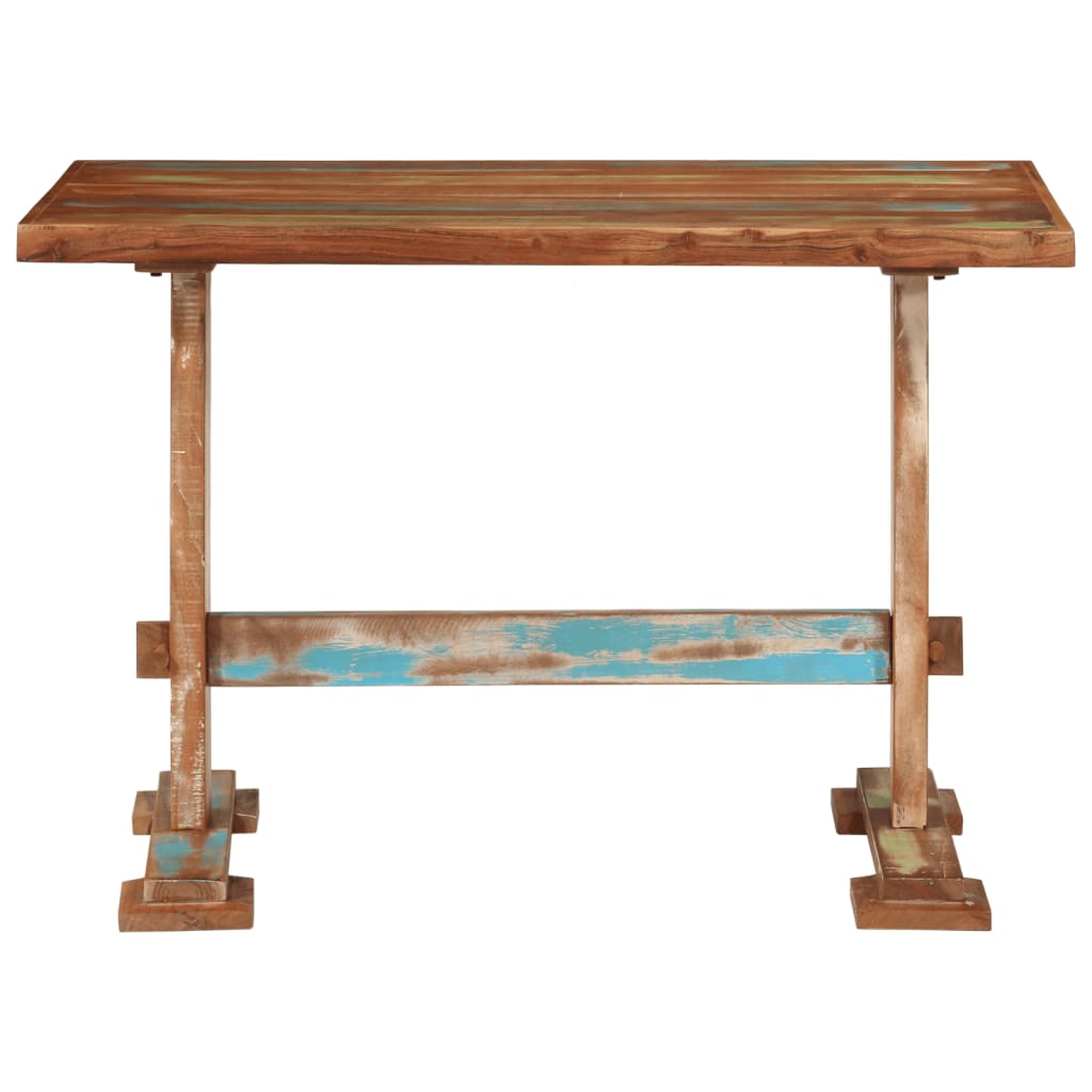 Matbord 110x55x78 cm massivt återvunnet trä