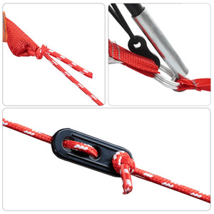 Campingtält 8 personer orange vattentätt