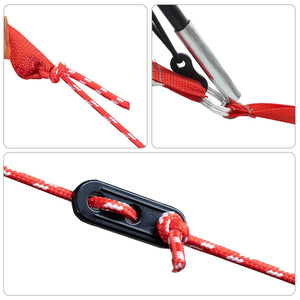 Familjetält tipi 8 personer blå vattentätt