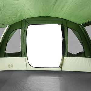 Campingtält tunnel 8 personer grön vattentätt