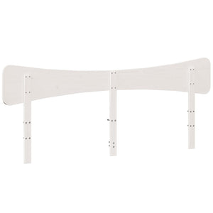 Sänggavel vit 180 cm massiv furu