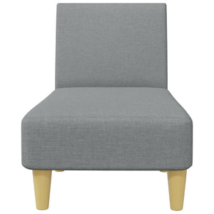 Soffgrupp 2 delar ljusgrå tyg