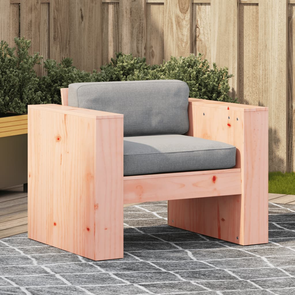 Trädgårdsfåtölj 79x60x62 cm massivt douglasträ
