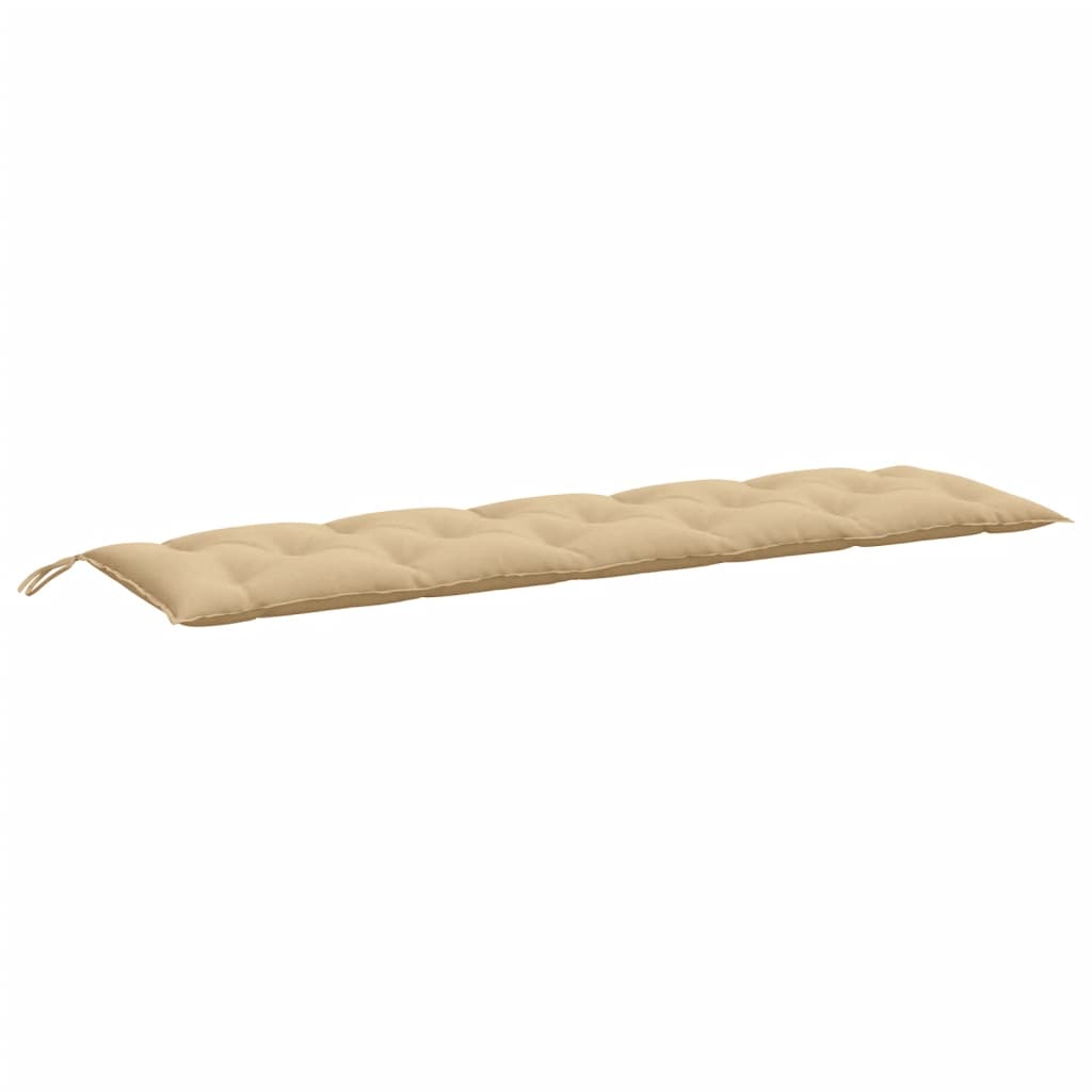 Bänkdyna melerad beige 180x50x7 cm tyg