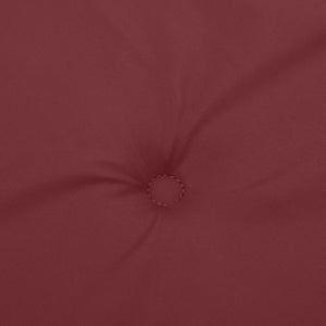 Bänkdyna melerad vinröd 180x50x7 cm tyg