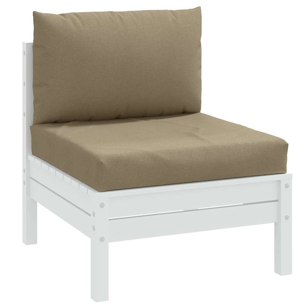 Palldynor 2 st melerad taupe tyg