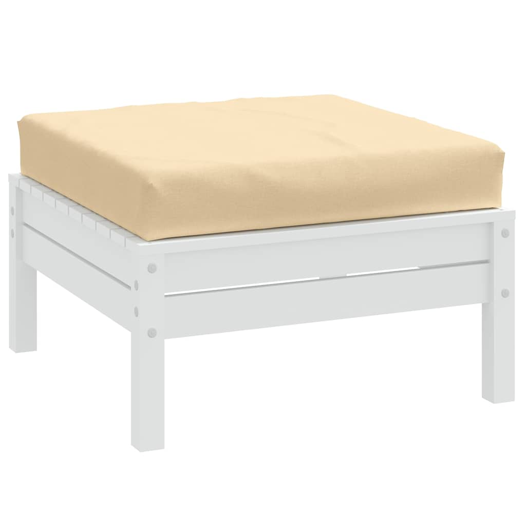 Palldyna melerad beige 60x60x9,5 cm tyg