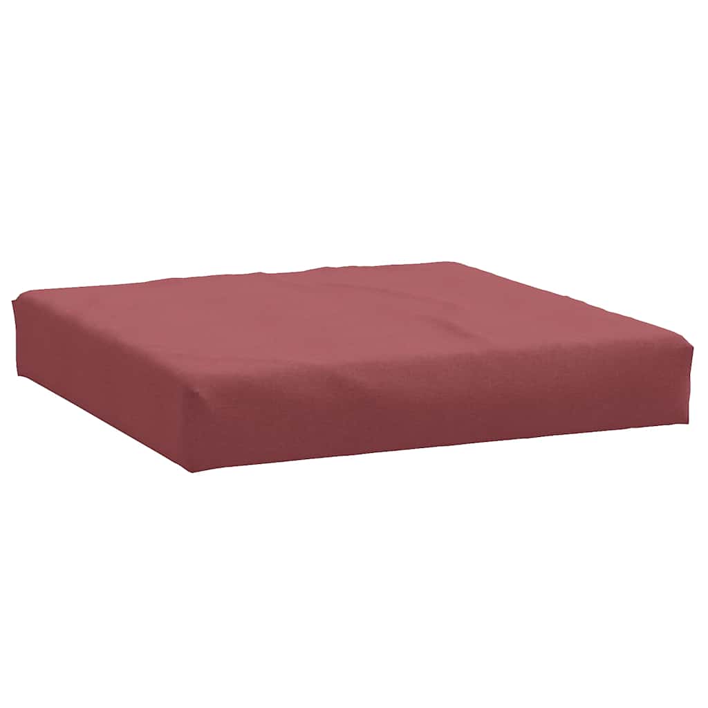 Palldyna melerad vinröd 60x60x9,5 cm tyg