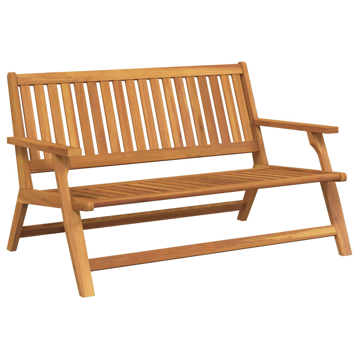 Trädgårdsavkopplingsbänk Brun 122 x 78 x 73 cm