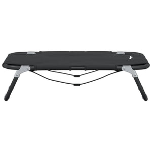 Hundbädd hopfällbar antracit oxfordtyg och stål