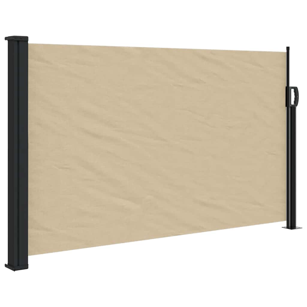Indragbar sidomarkis beige 117x300 cm