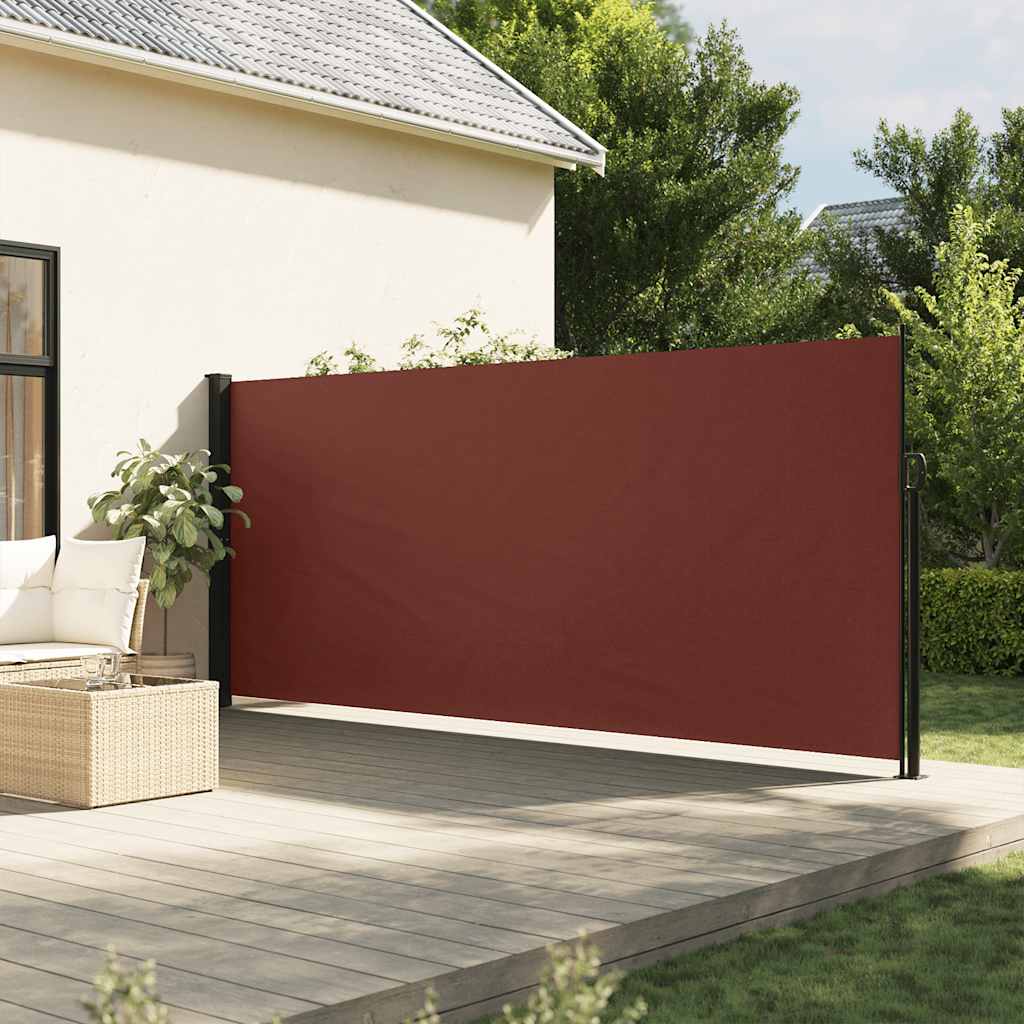 Indragbar sidomarkis brun 160x300 cm