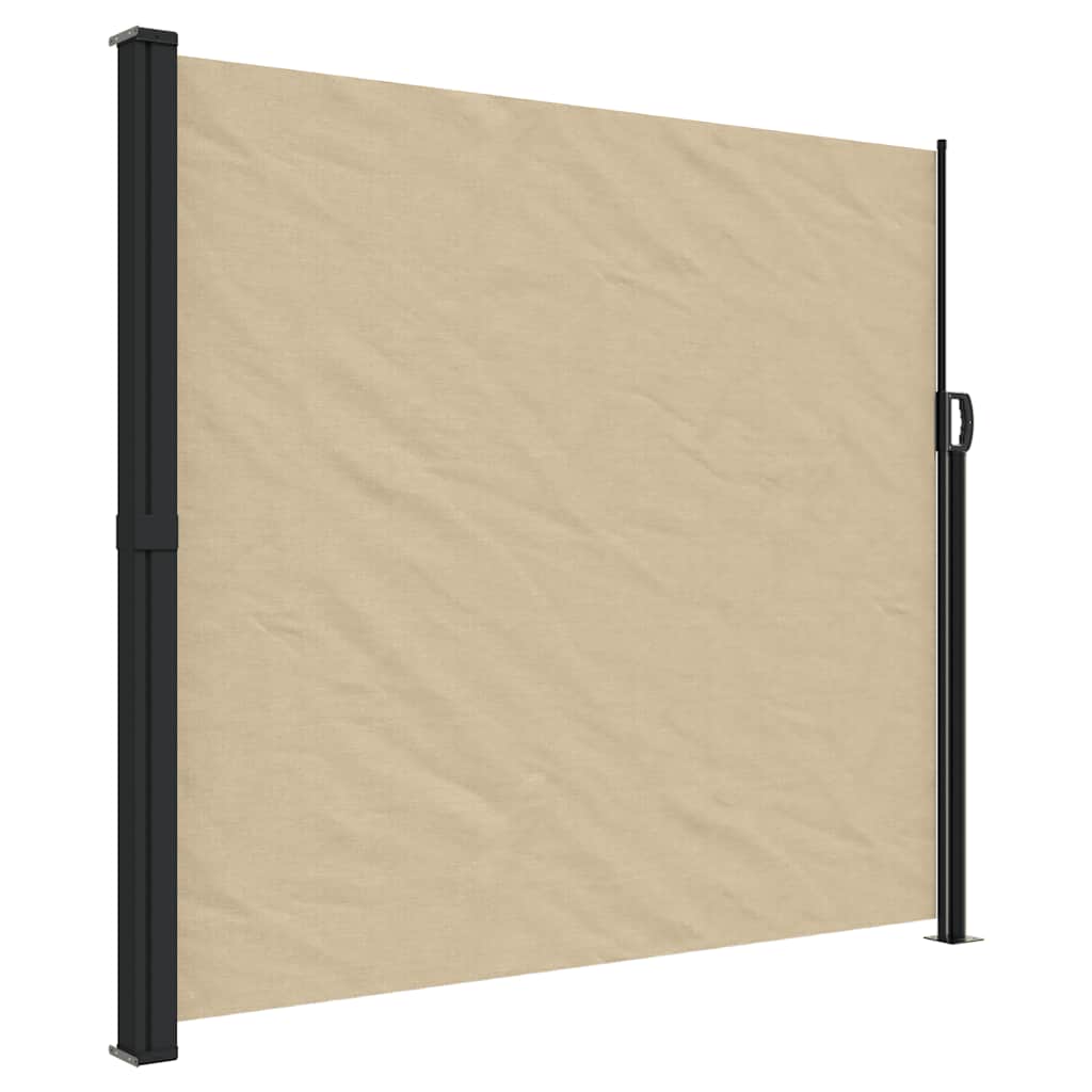 Indragbar sidomarkis beige 180x300 cm
