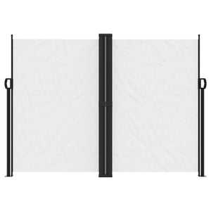 Infällbar sidomarkis vit 180x600 cm