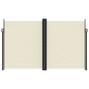 Infällbar sidomarkis 200x600 cm gräddvit