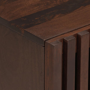 Nattduksbord 2 st 40x34x46 cm massivt mangoträ