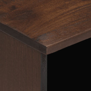 Nattduksbord 2 st 40x34x46 cm massivt mangoträ