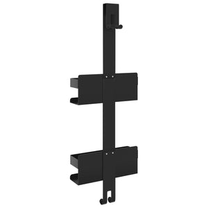 Duschhylla matt svart borstat 304 rostfritt stål