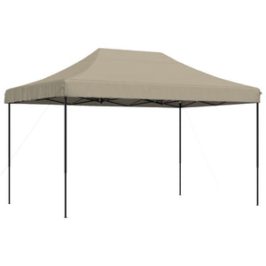 Pop-Up hopfällbart partytält 440x292x315 cm taupe