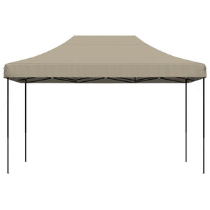 Pop-Up hopfällbart partytält 440x292x315 cm taupe