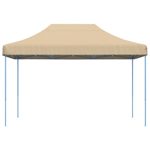 Pop-Up hopfällbart partytält 410x279x315 cm beige