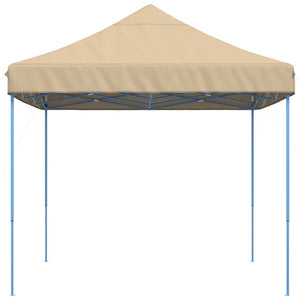 Pop-Up hopfällbart partytält 410x279x315 cm beige